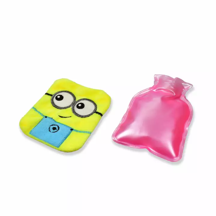 6507 2EYE MINIONS SMALL HOT WATER BAG WITH COVER FOR PAIN RELIEF, NECK, SHOULDER PAIN AND HAND, FEET uploaded by DeoDap on 8/31/2022