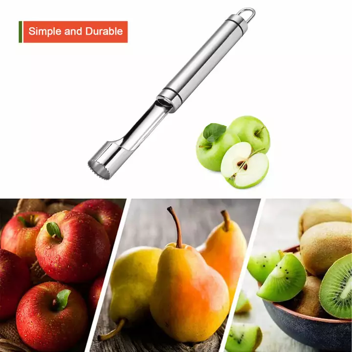 2993 APPLE CORER STAINLESS STEEL, CORE REMOVER FOR APPLE AND PEAR, KITCHEN GADGET DISHWASHER SAFE uploaded by DeoDap on 8/31/2022