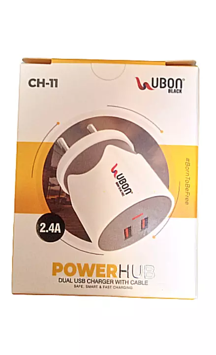 Ubon CH-11, Dual USB Charger With Cable, 2.4Amp  uploaded by Royal Mobile And Stationary  on 8/31/2022
