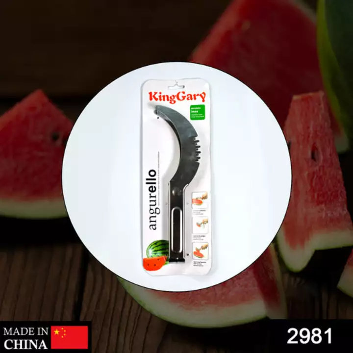2981 Watermelon Cantaloupe Slicer Stainless Steel Knife Corer Fruit Vegetable - Tools Kitchen Gadget uploaded by DeoDap on 8/31/2022
