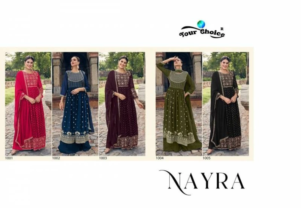 Your Choice Nayra Most Demanded Heavy Salwar Suits uploaded by Cottonduniya on 8/31/2022