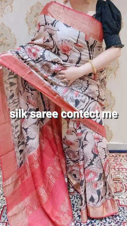 Post image 💃👉🥀This is 👌100% peor silk saree im all taypes silk saree suit duppta and all most silk manufactar and wholsels🥀👈💃contect me 6201523130