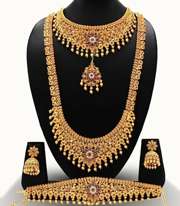 Alloy Bridal gold plated set uploaded by business on 8/31/2022