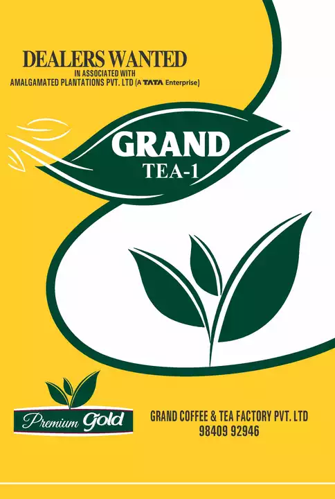 Dealers wanted for Tata Grand Tea factory 
Tamilnadu Andhra Karnataka Kerala pondychery Telungana 
C uploaded by business on 8/31/2022