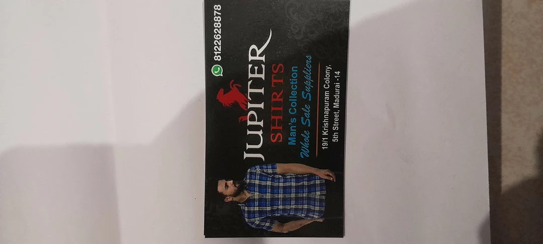 Visiting card store images of Sruthiks tex