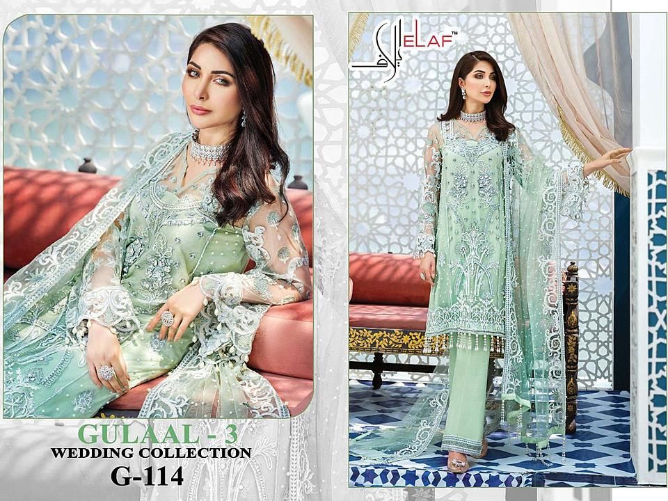 ELAF FASHION GULAAL-3 PERAL EMBROIDERY BRIDAL COLLECTION uploaded by business on 12/6/2020