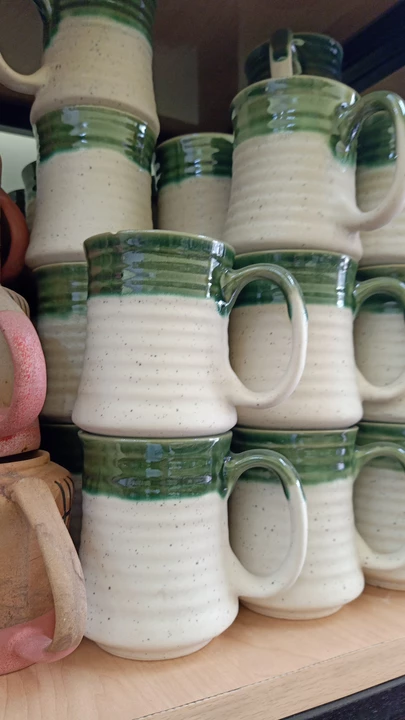 Ribbed ceramic mugs  uploaded by Uk CRAFT on 9/1/2022