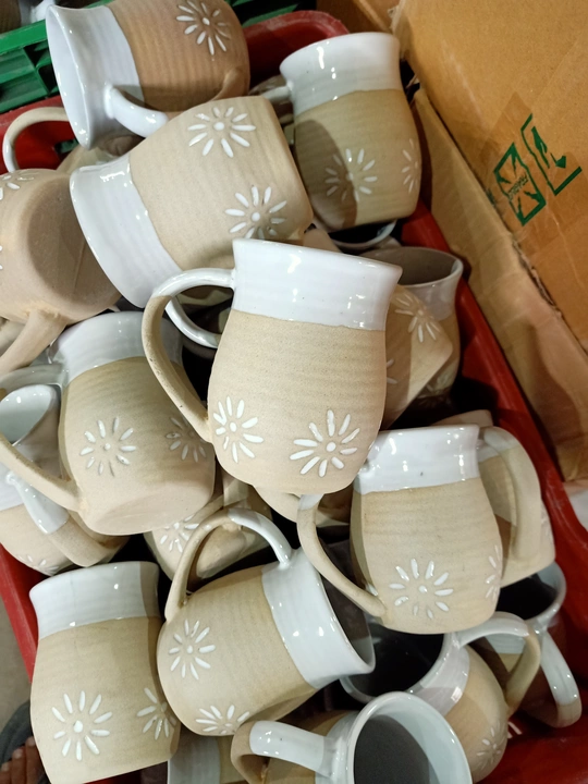Flower ceramic mugs  uploaded by Uk CRAFT on 9/1/2022