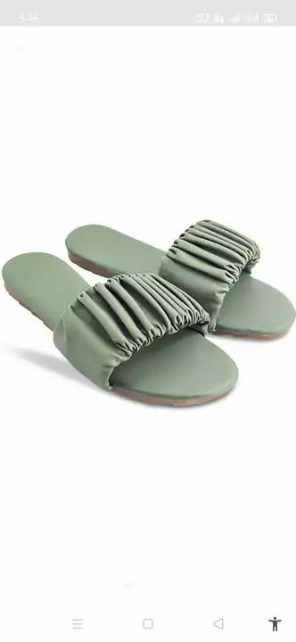 Women stylish wrinkles slippers  uploaded by Breezing Bird on 9/1/2022