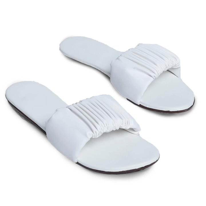 Women stylish wrinkles slippers  uploaded by business on 9/1/2022