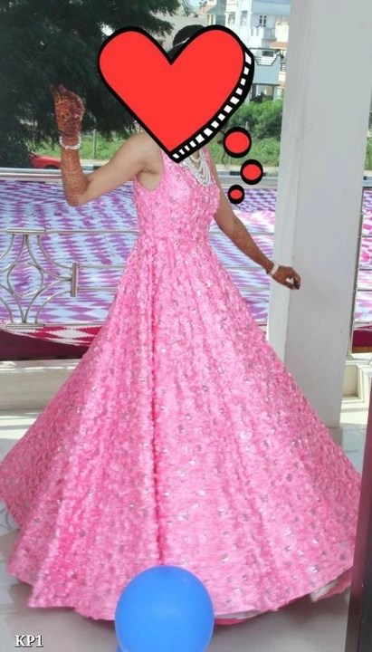 Very preety babrie doll style gown which make your wedding ocassion very speical  uploaded by business on 9/1/2022