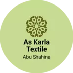 Business logo of As Karla textile