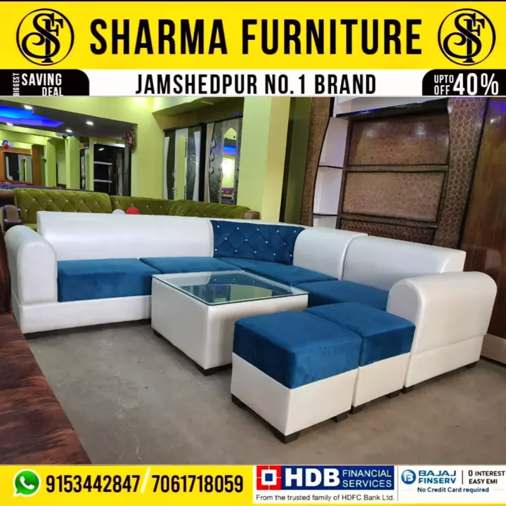 Luxury L - Shape Sofa Set uploaded by Sharma furniture on 9/1/2022