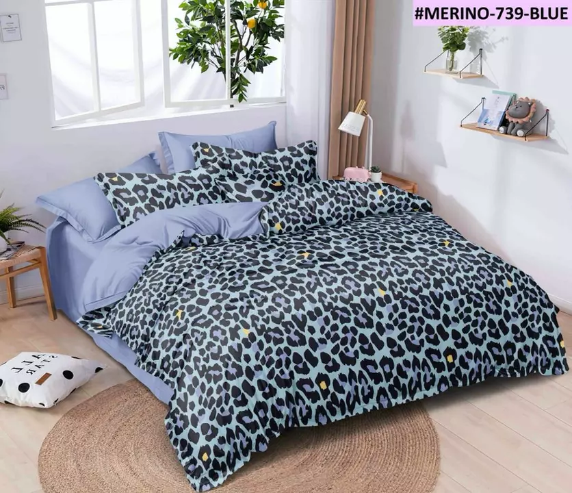 Post image Glace cotton double bedsheets with 2 pillow covers