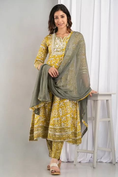  *Kurti with Pant and duppata*  uploaded by N R FASHION on 9/1/2022