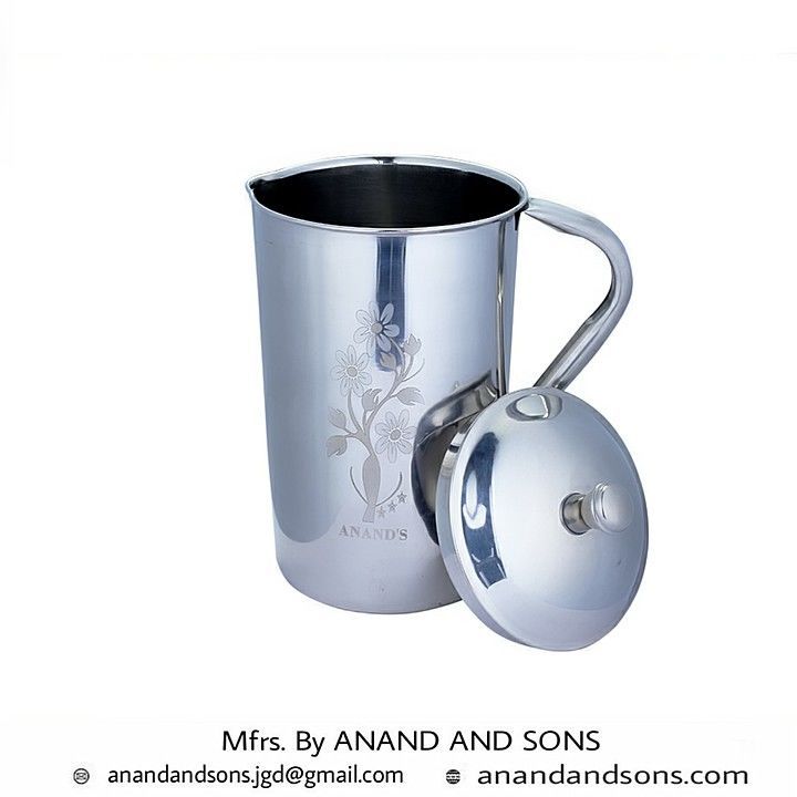 Stainless steel water jug uploaded by ANAND AND SONS on 12/6/2020