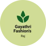 Business logo of Gayathri Fashion's