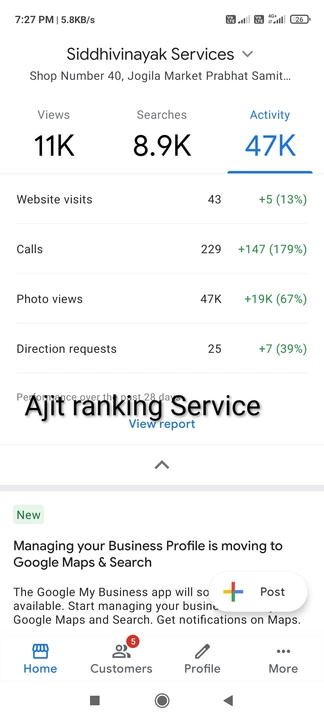 Google Business Profile Ranking Service uploaded by business on 9/2/2022