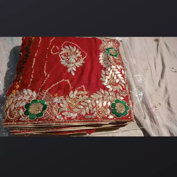 Bridal bandhani heavy saree  uploaded by Nexus fashion  on 9/2/2022