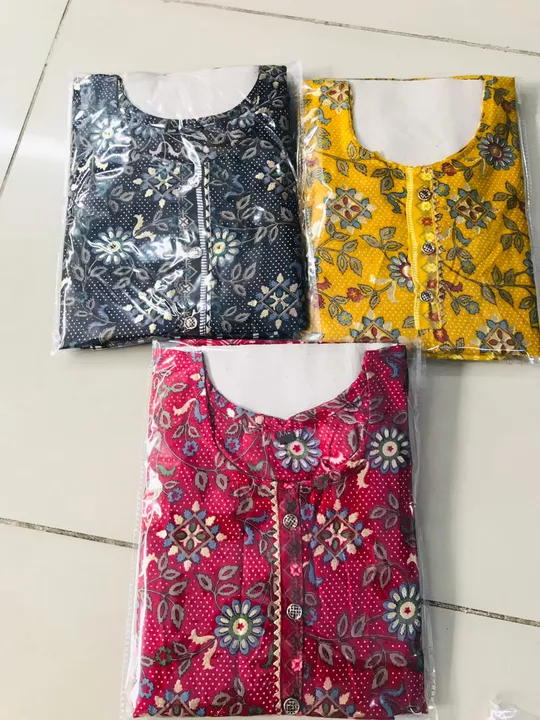 Capsule print Kurti with pent set  uploaded by SS CREATION  on 9/2/2022