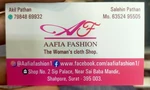 Business logo of AAFIA Fashion
