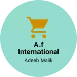 Business logo of A.F International