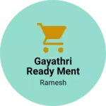 Business logo of Gayathri ready ment