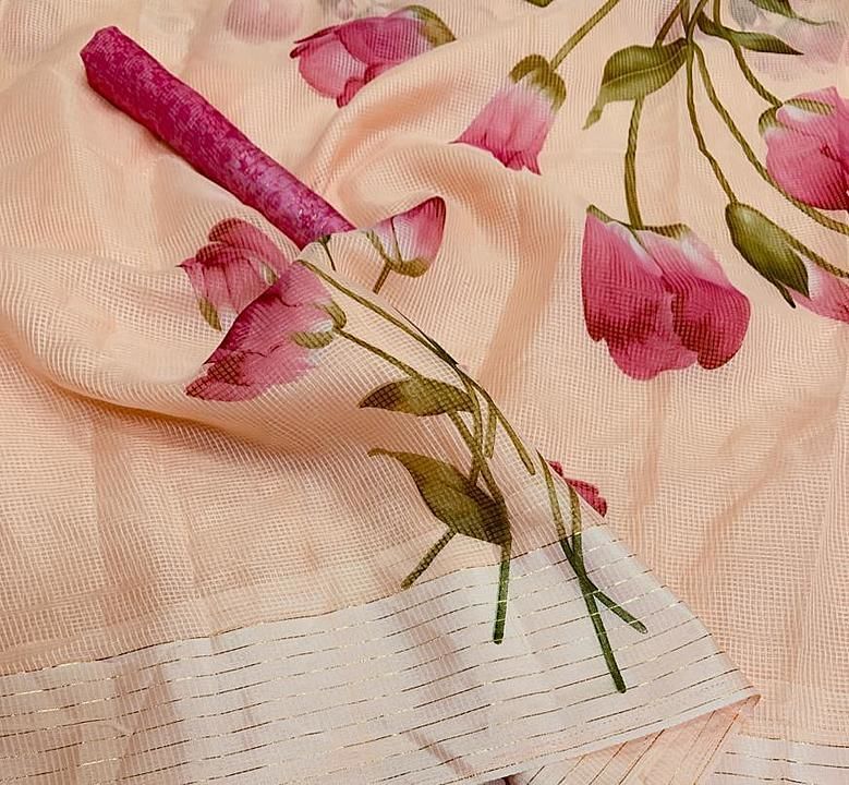 Kota floral sarees uploaded by business on 6/24/2020
