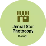 Business logo of Jenral stor photocopy