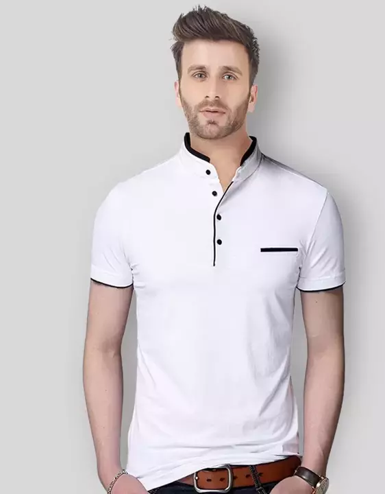 Trendy button T shirt  uploaded by T&R sons on 9/3/2022