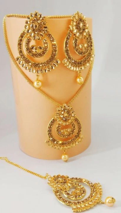 *Luxurious Women's Necklace Set Vol 5* *Price 290* *Free Shipping Free Delivery* Product Name: L uploaded by SN creations on 9/3/2022