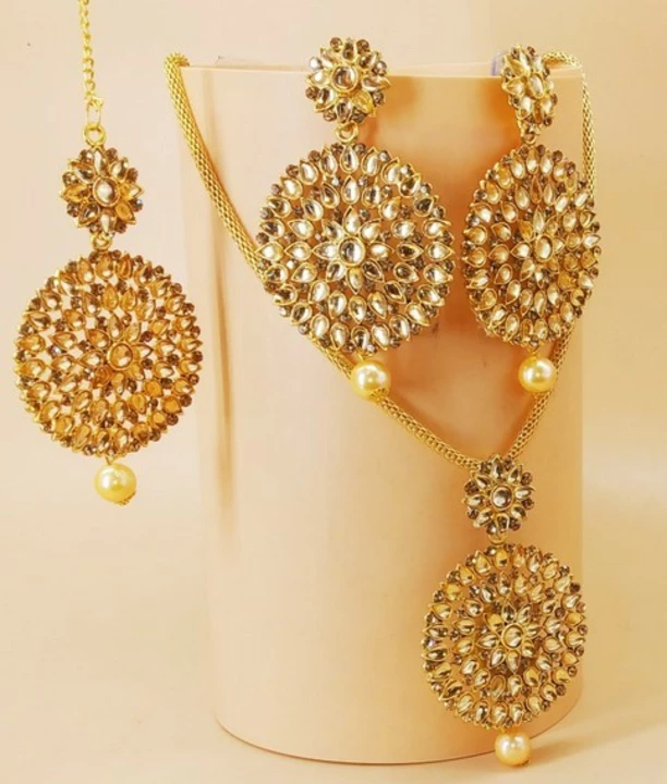 *Luxurious Women's Necklace Set Vol 5* *Price 290* *Free Shipping Free Delivery* Product Name: L uploaded by SN creations on 9/3/2022