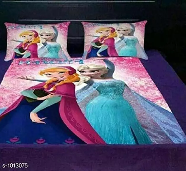 Velvet printed king size bed sheets  uploaded by Mann home decor  on 9/3/2022