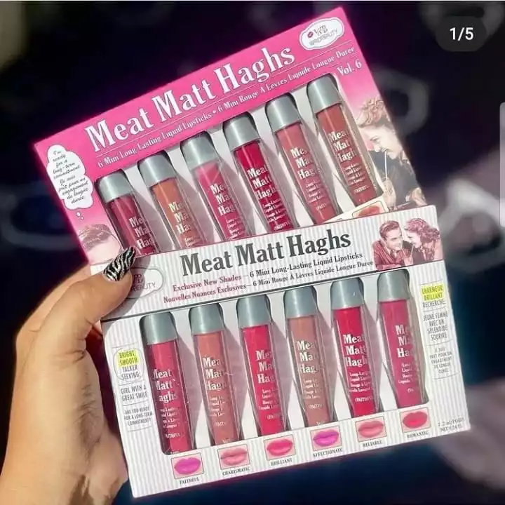 Meat Matt liquid lipstick set of 12 lipsticks uploaded by The Beauty Editor on 9/3/2022