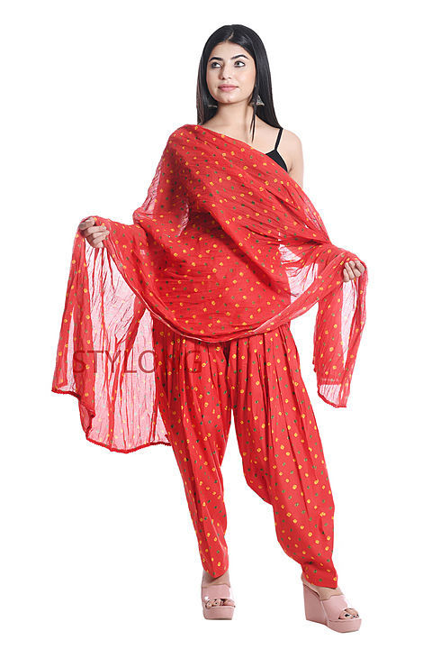 Post image Printed patiala salwar with matching dupatta For more details contact 8562834443