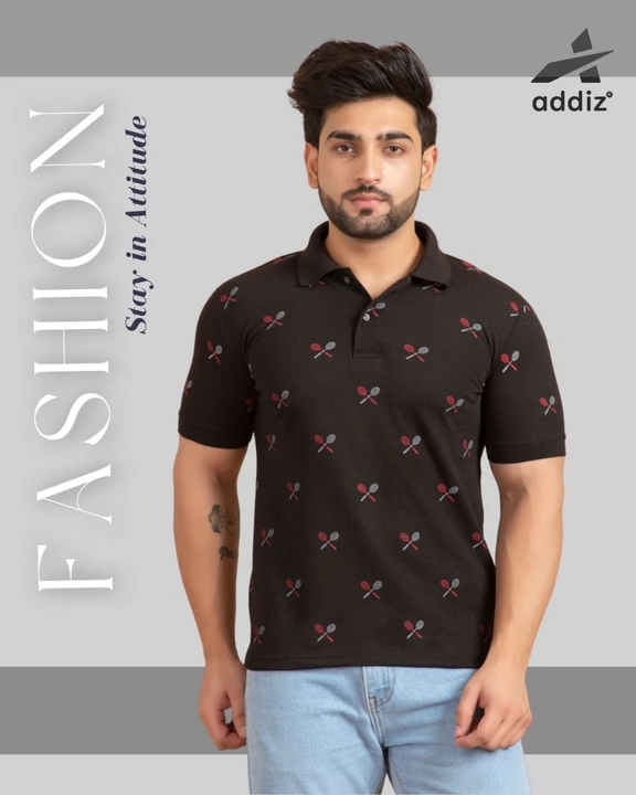 Printed Metty T-shirt For Men uploaded by Women_wholesale_hub on 9/4/2022