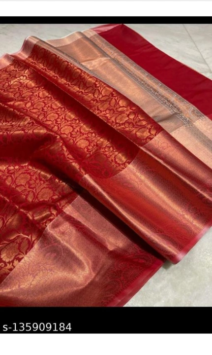 Saree copper Zari fancy kanjivaram Banarasi  uploaded by business on 9/4/2022