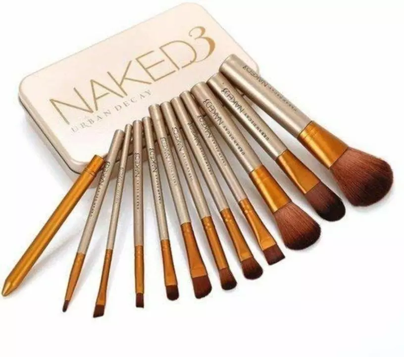 Naked Brush Set (12 Pieces Brush In Box) uploaded by Sharwseem Traders on 9/4/2022