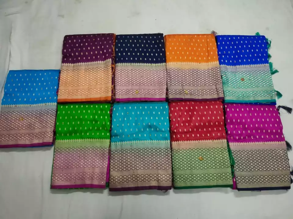 Heavy Dola Silk with stone Sarees with box packing cash payment only  uploaded by business on 9/4/2022