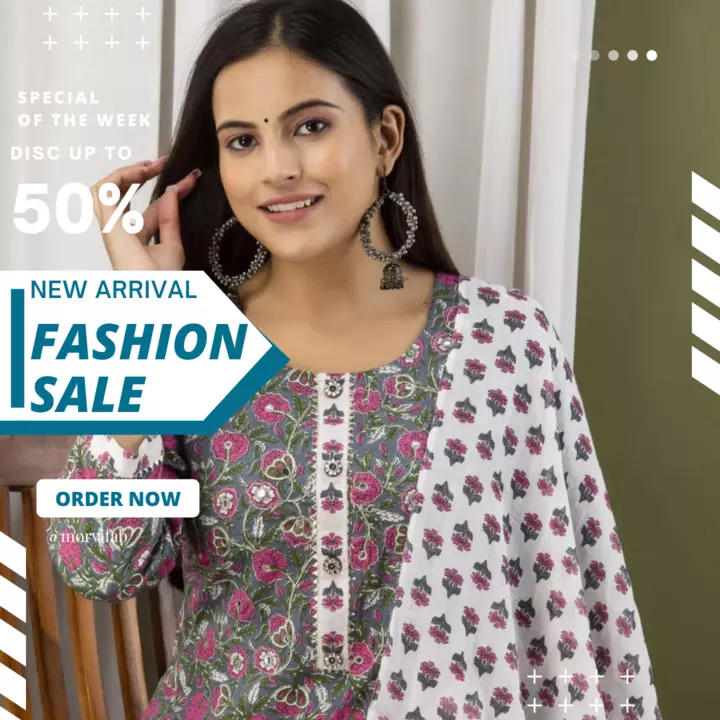 Srimati Straight Kurti with Pant and Mulmul Dupatta  uploaded by business on 9/4/2022