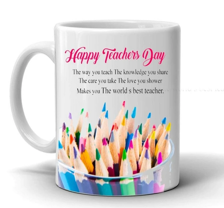 Teachers day mug printing available - uploaded by Sachiyar enterpeises- on 9/4/2022