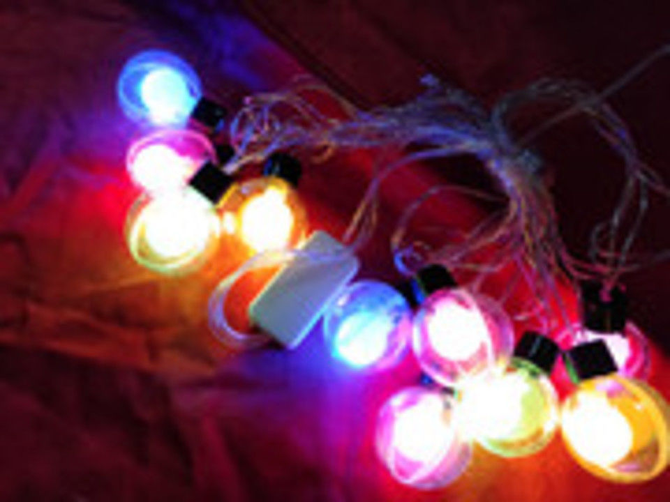 Brand World 10 LED Double Ball Decorative String Lights, 3 Meters Plug in Fairy Lights - Pack of 2  uploaded by Insignia Exhibition & Events  on 12/8/2020