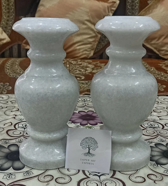 Marble Vas Pot set uploaded by Jaipur art exports on 9/4/2022