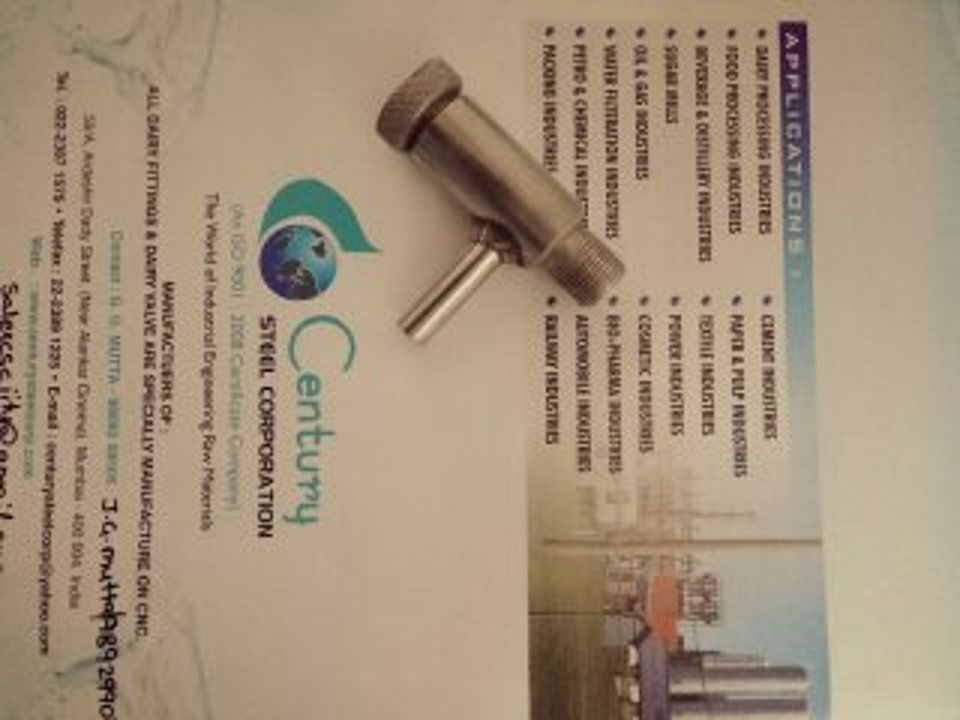 Sampling valve uploaded by Century steel corporation on 12/8/2020