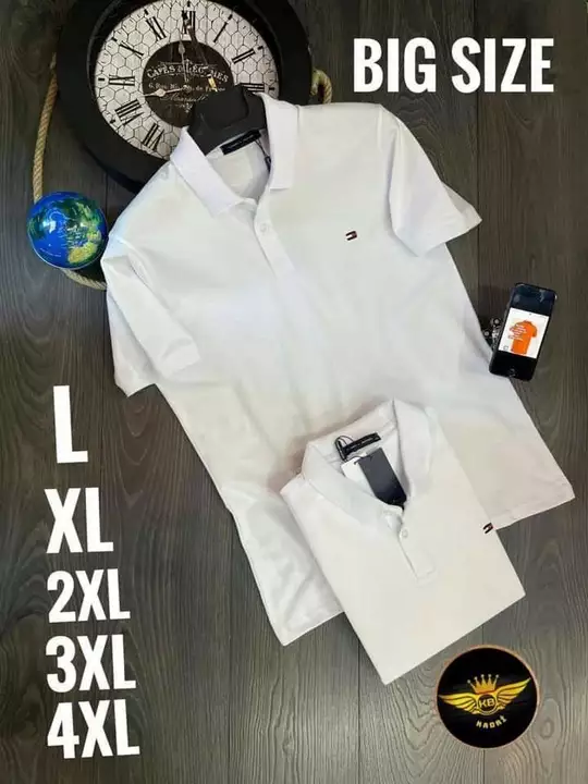 Men's collar polo t shirt - white uploaded by SKY HIGH APPARELS on 9/4/2022