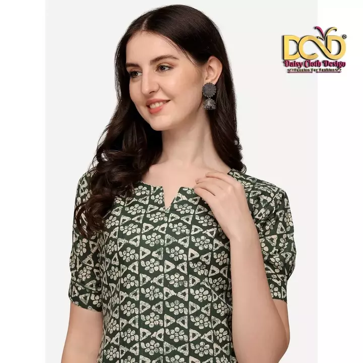 Printed Kurti  uploaded by Daisy Cloth Design on 9/4/2022