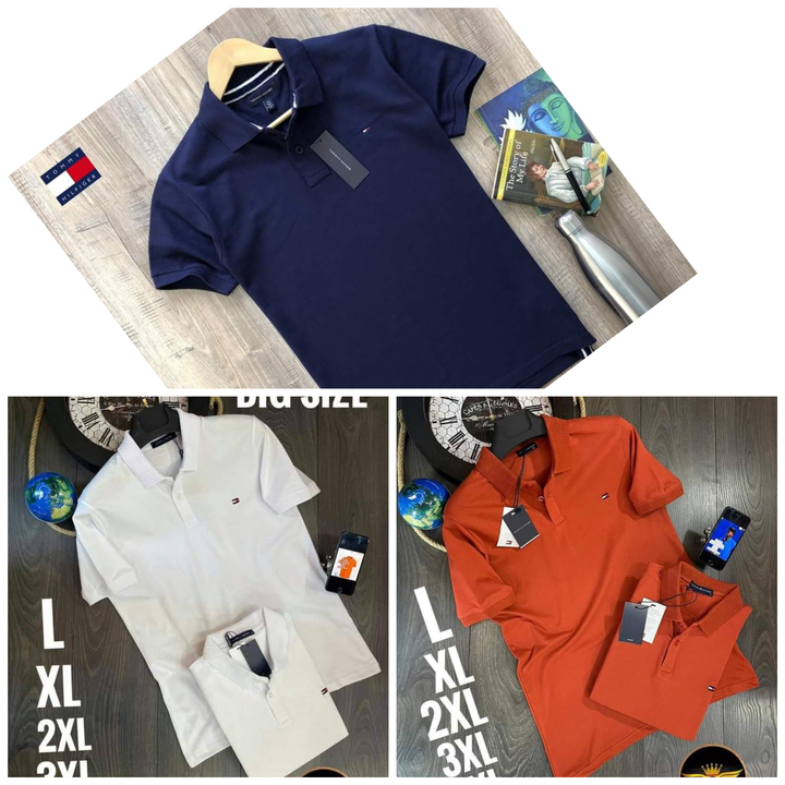 Men's collar polo T shirt - 3 Pcs uploaded by business on 9/4/2022