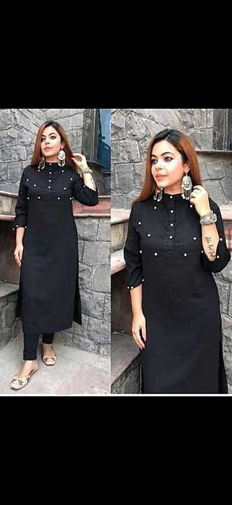 Kurti black design 
Only wholesale price uploaded by business on 12/8/2020