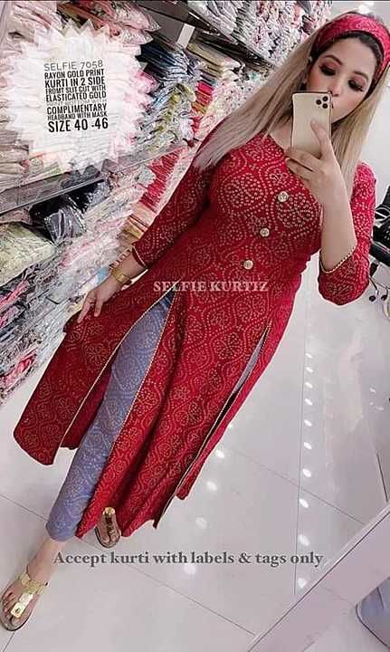 Red design kurti
Only wholesale prices uploaded by business on 12/8/2020