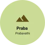 Business logo of Praba